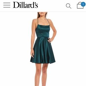 B. Darlin satin spaghetti strap dress